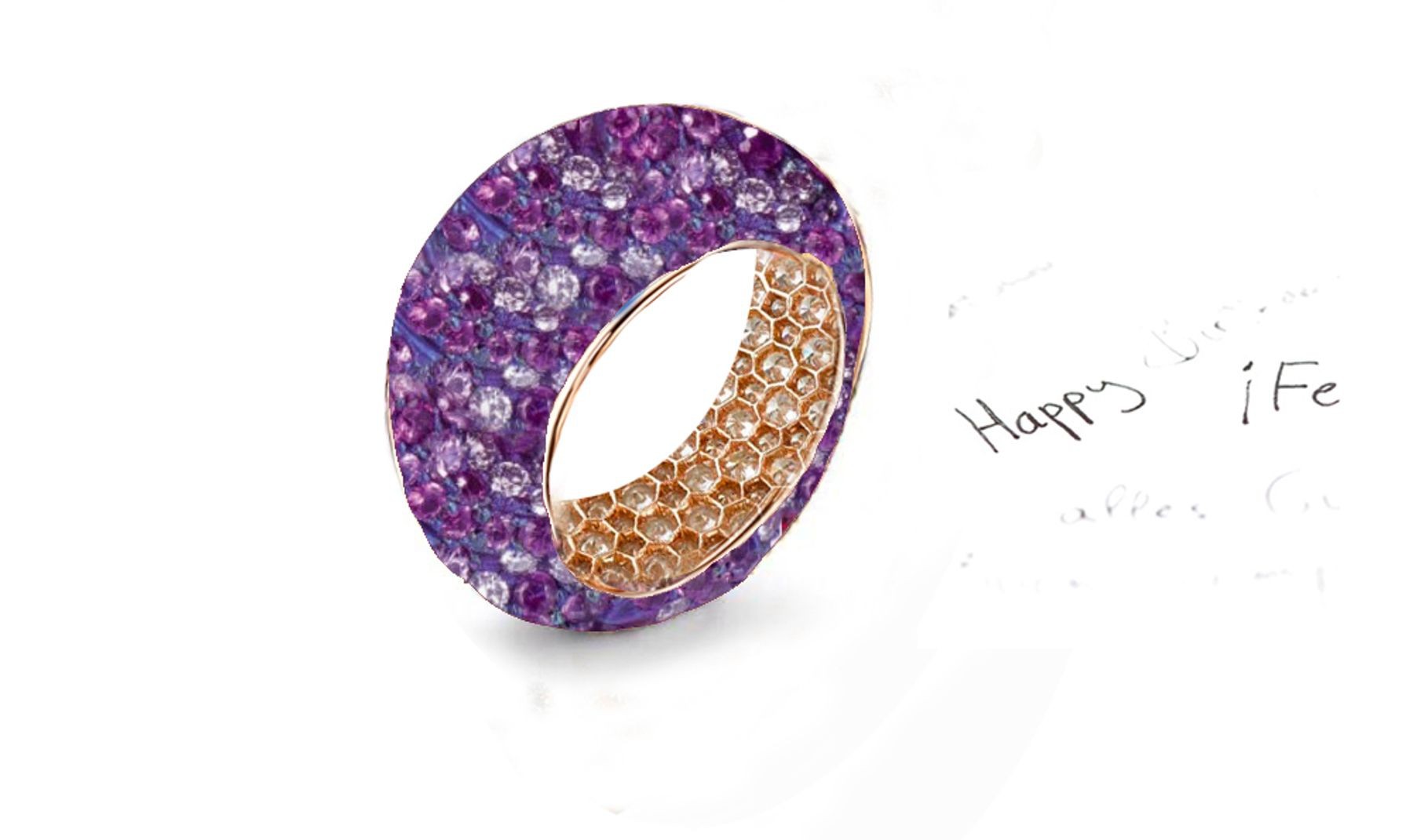 Celebrate Weddings or Anniversaries With Custom Manufactured Diamonds & Colored Precious Stones Eternity Rings & Bands