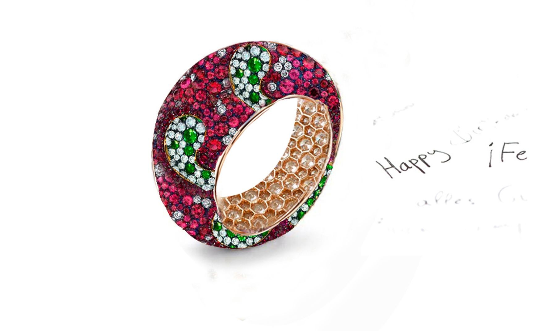 Latest Collection of  White Diamonds and Colored Stone Eternity Rings and