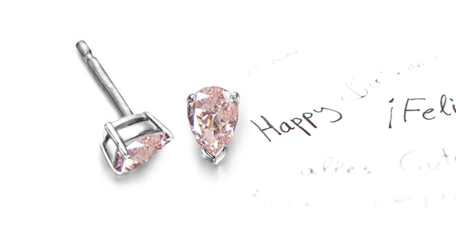 Premier Colored Diamonds Designer Collection - Pink Colored Diamonds & White Diamonds Fancy Pink Diamond Pendant