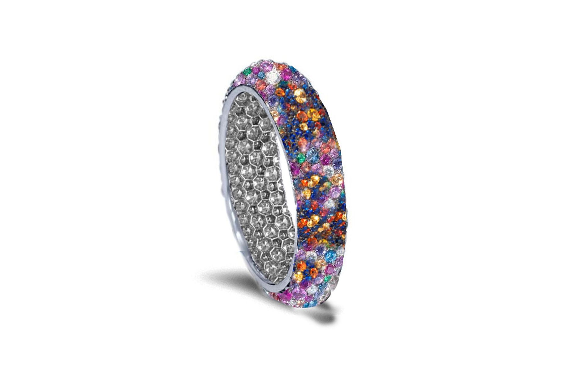 Keep Your Memories Close With White Diamonds and Colored Stone Eternity Rings and Latest Wedding Bands