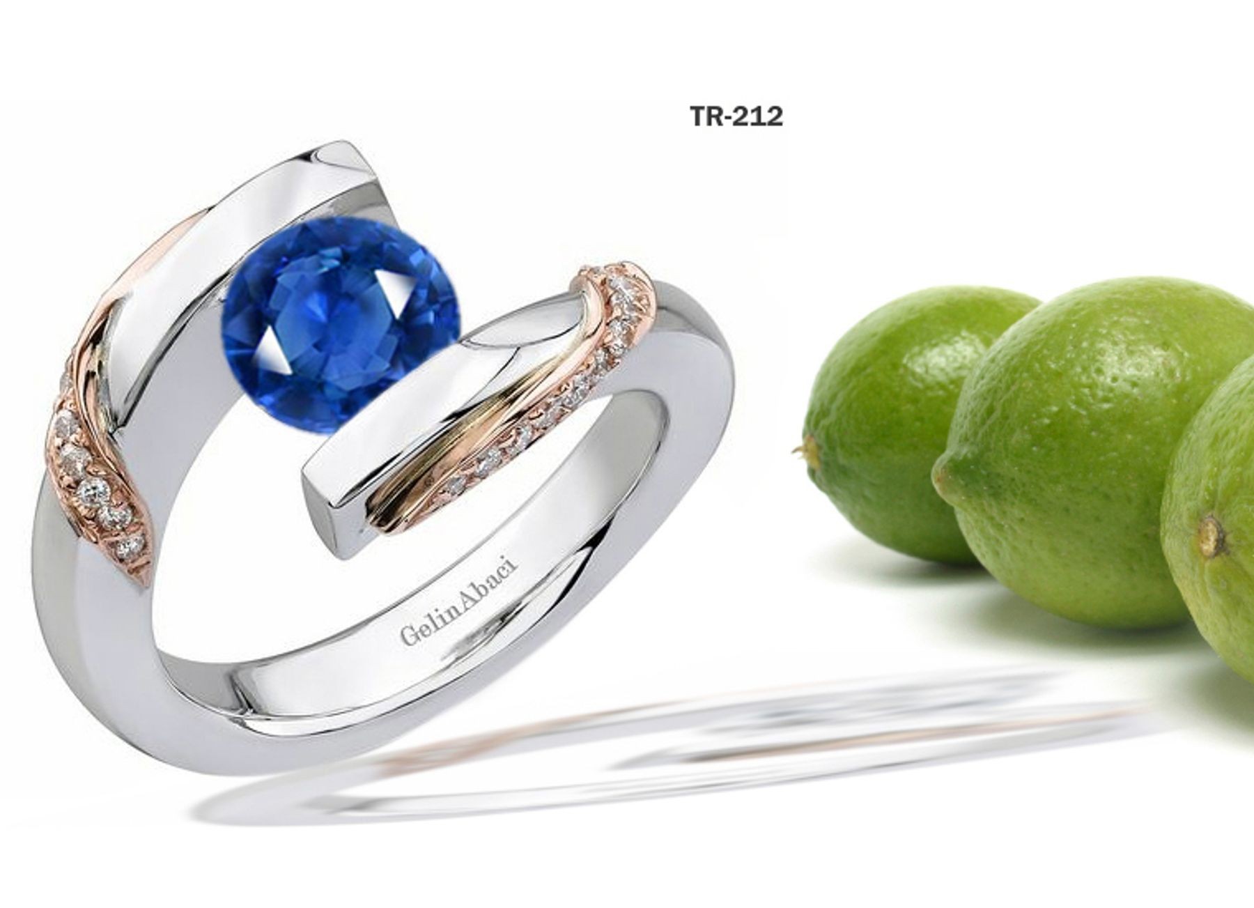 New Arrivals: Designer Diamond & Sapphire Tension Set Diamond Engagement Rings