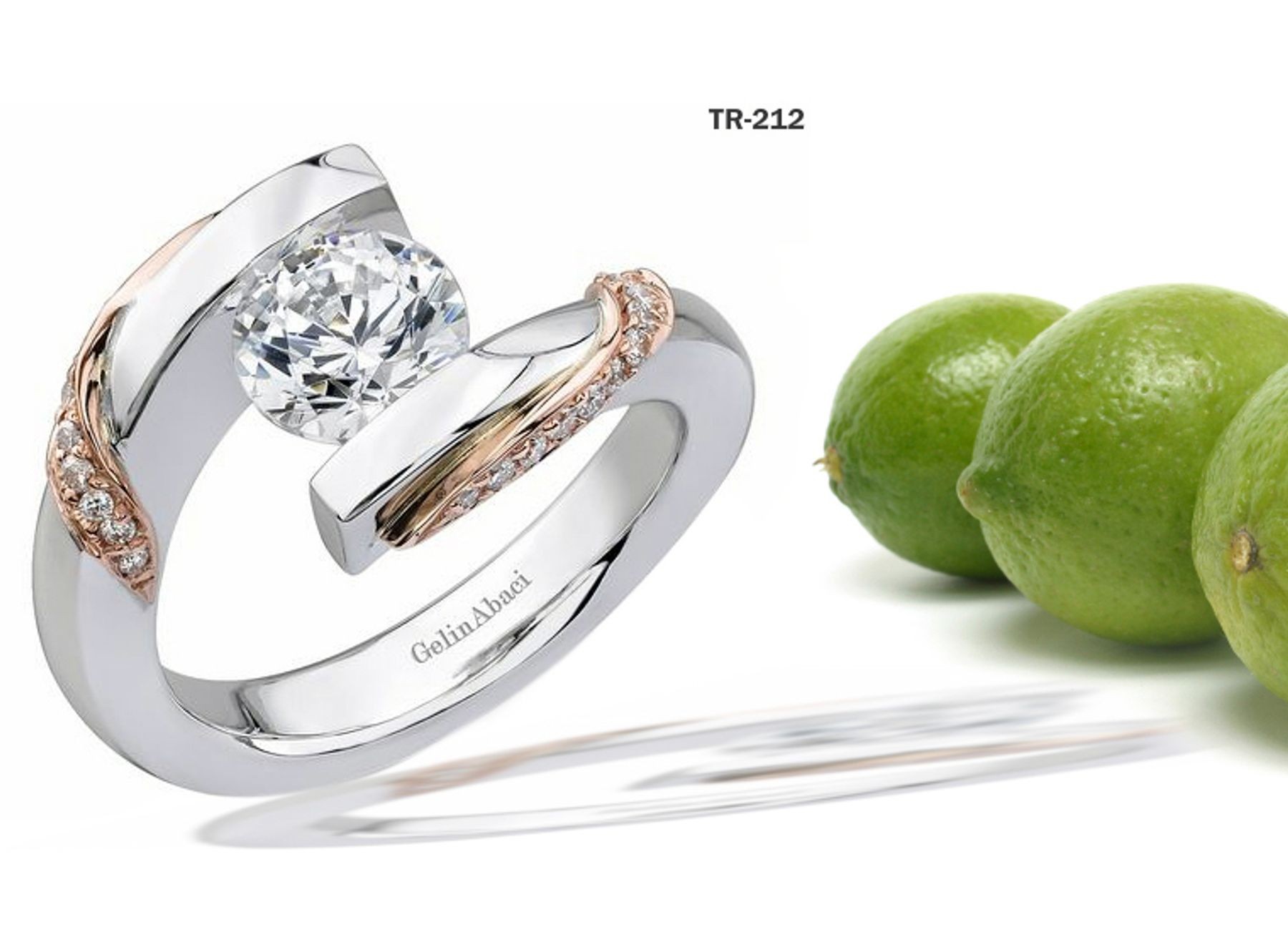 Made To Order Jewelry: Tension Set Diamond Engagement Rings