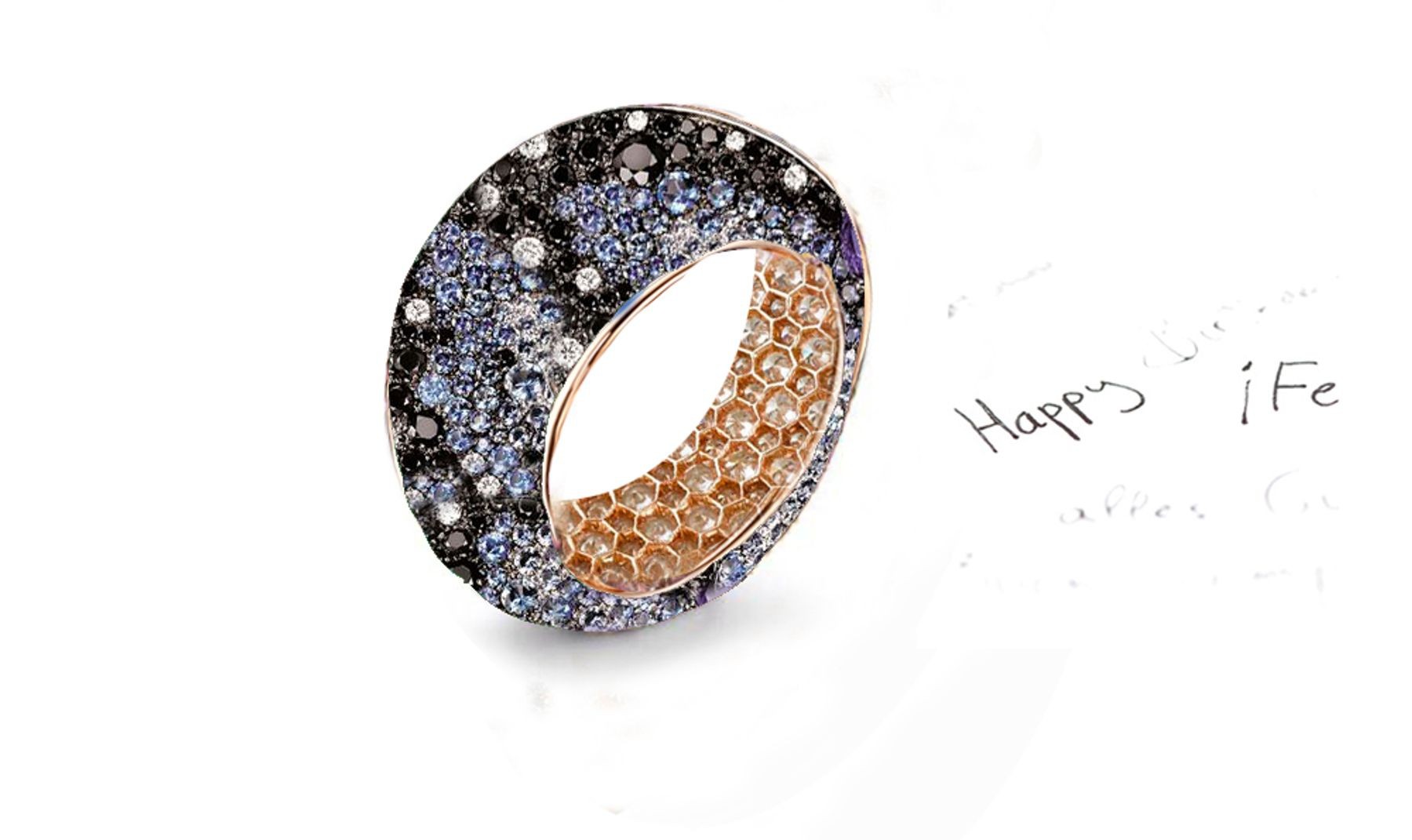 For Weddings or Anniversaries - Eternity Rings Featuring Diamonds & Rubies, Emeralds & Sapphires