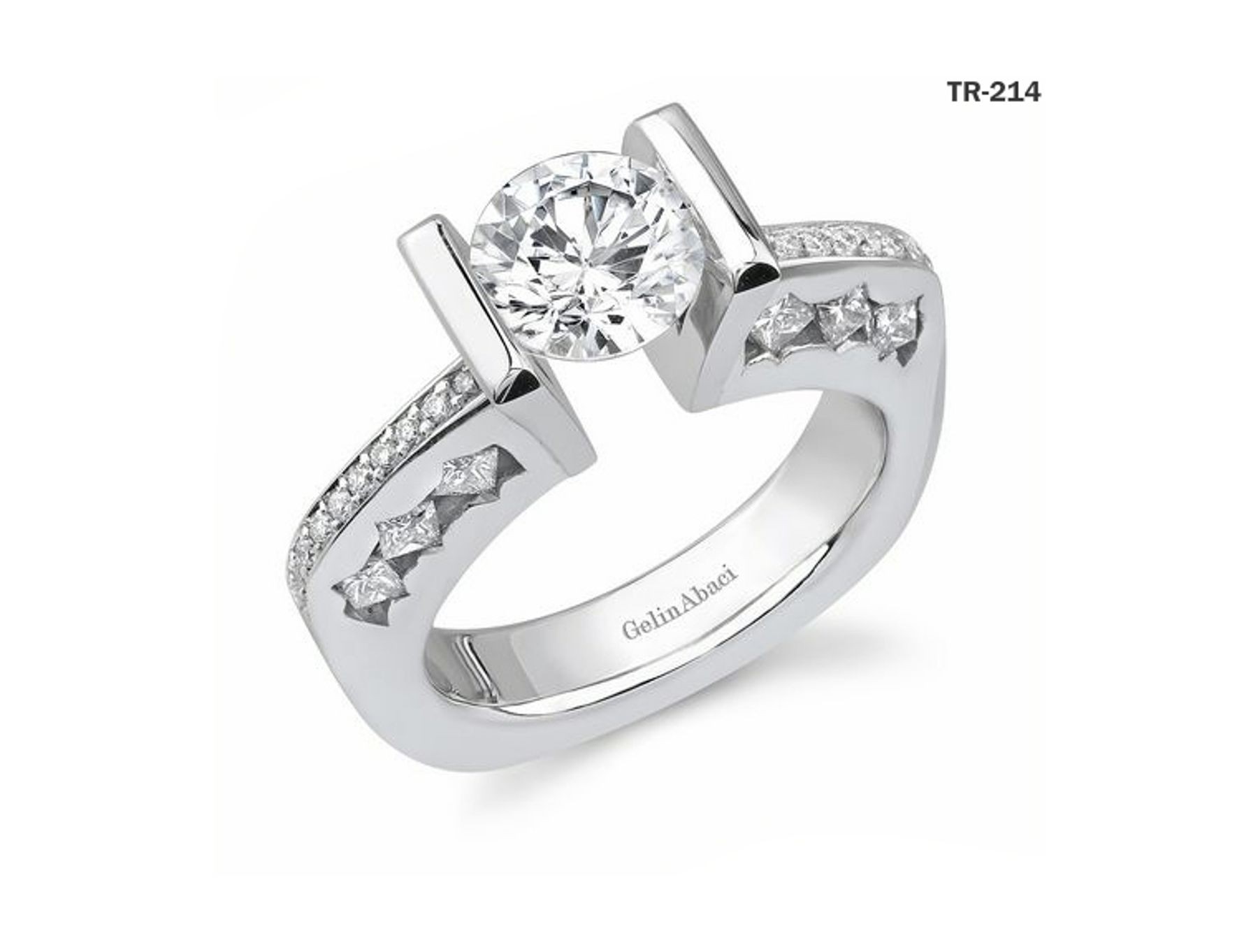 New Style Jewelry: Tension Set Diamond Engagement Rings