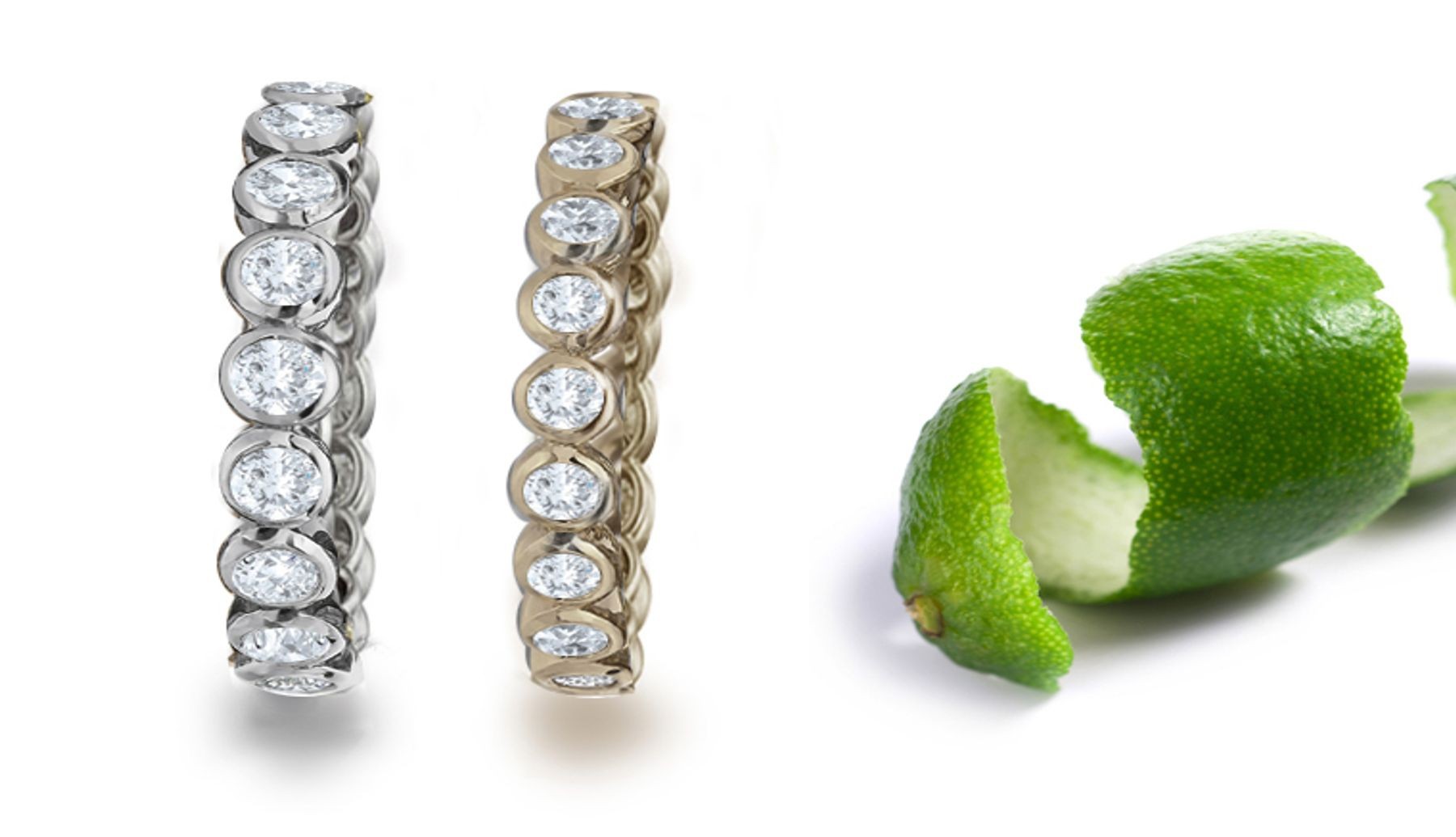 Simply Brilliant: Designer Diamond Band Ring Bezel-Set Comfort Fit With Round Brilliant Cut Round Diamonds in Pure Platinum