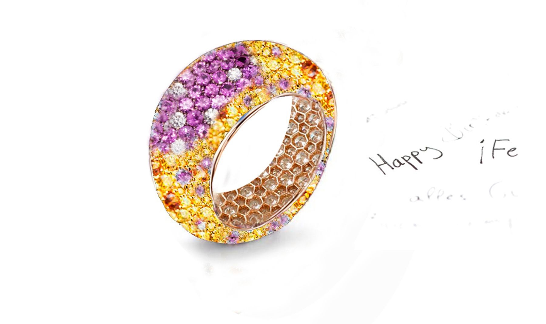 For Weddings or Anniversaries - Eternity Rings Featuring Diamonds & Rubies, Emeralds & Sapphires