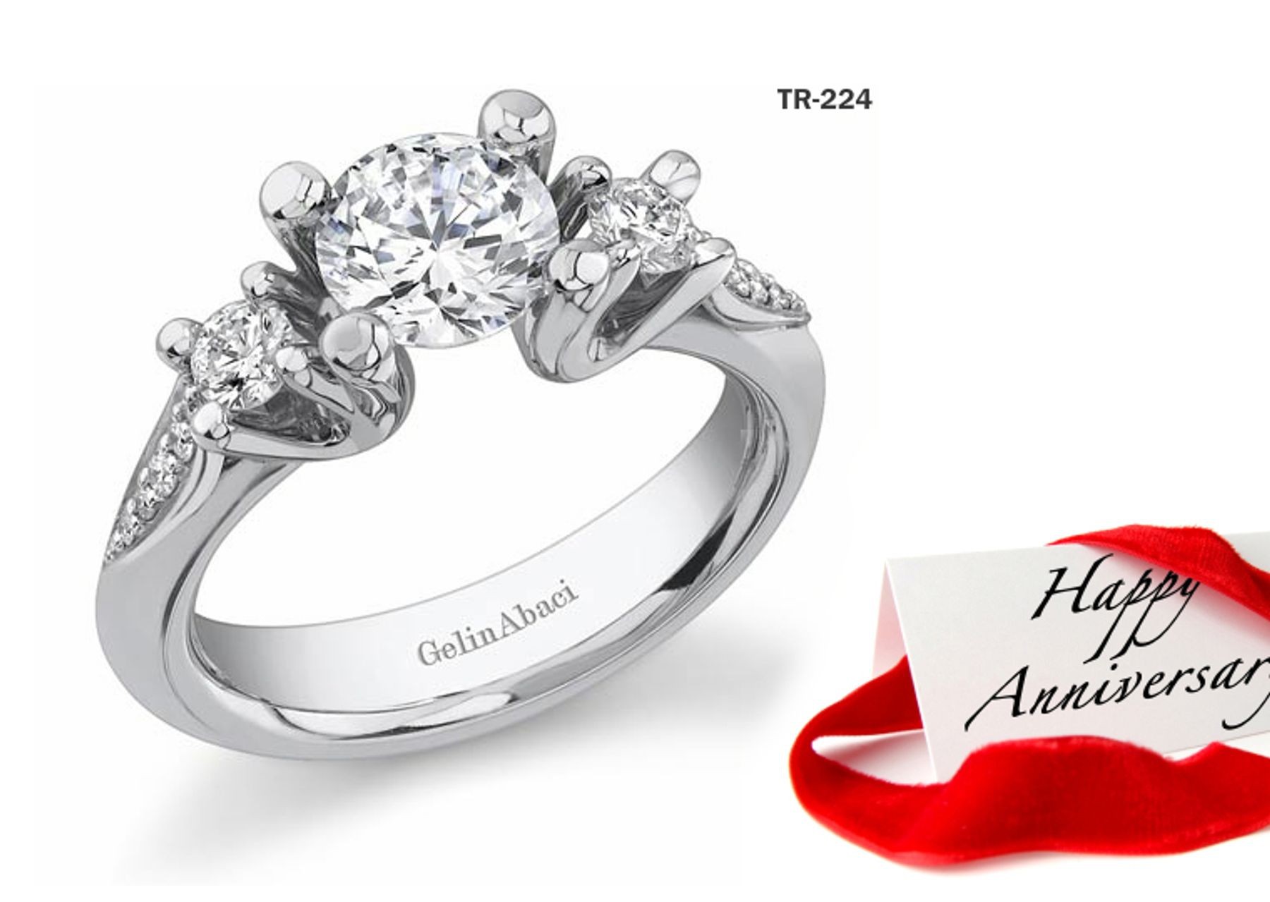 Modern Settings: Made To Order Tension Set Diamond Solitaire Ring