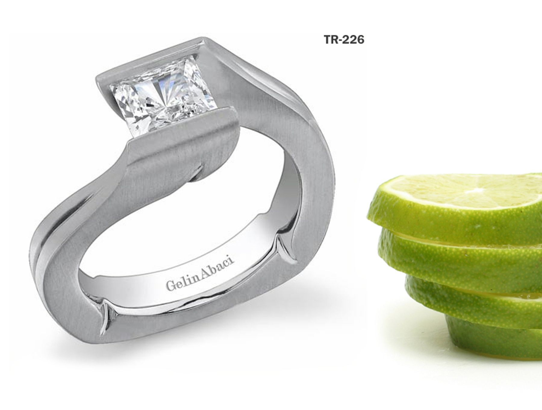NEW Settings: Tension Set Precious Gemstone and Diamond Gold Rings