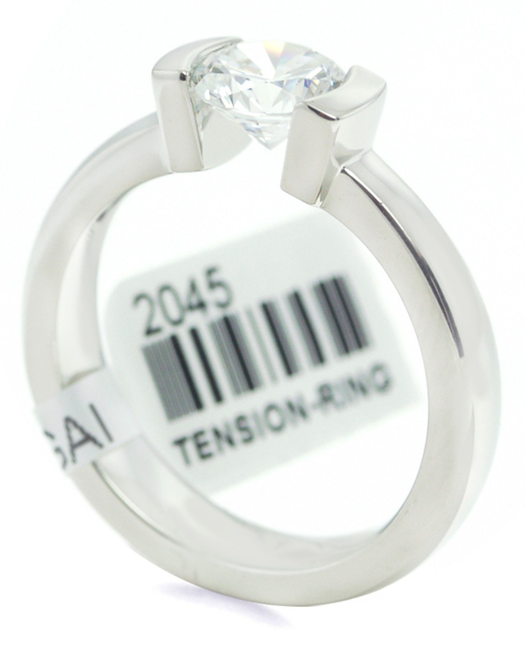 Platinum Gelin Abaci Engagement Ring