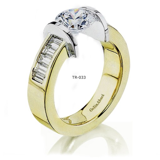 Gelin Abaci Diamond Tension Ring Setting