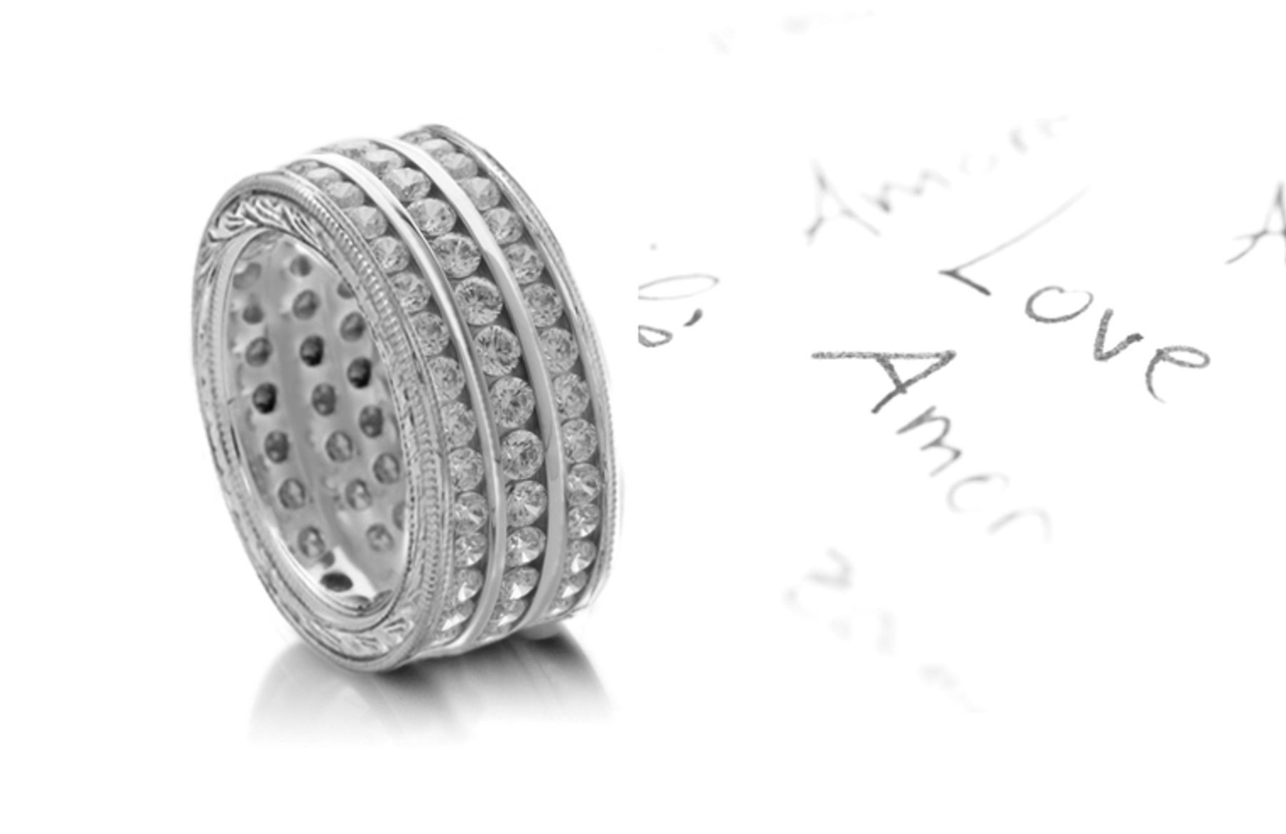 Design & Style: Stunning Designer Triple Diamond Eternity Bands