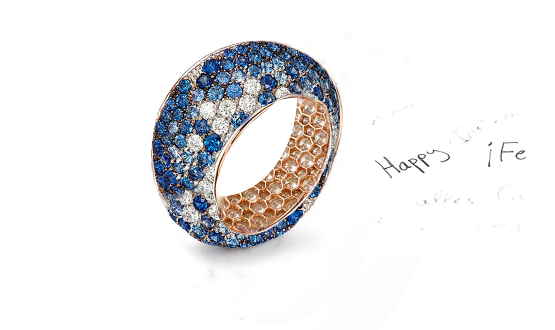 Celebrate Life's All Occasions With Custom Manufactured Diamonds & Colored Precious Stones Eternity Rings & Bands