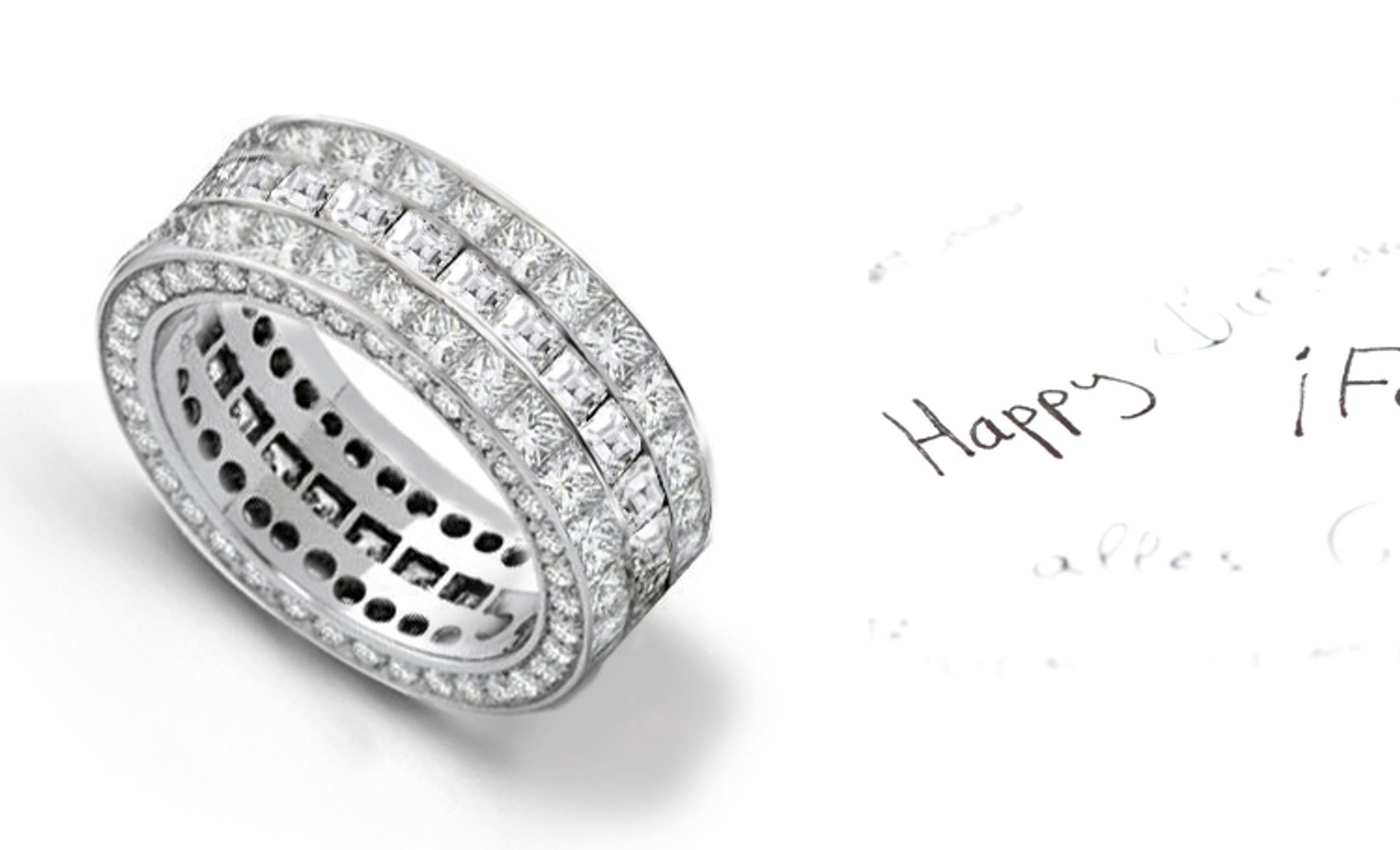 Breathtaking: Diamond Eternity Ring with Diamonds in All Sides