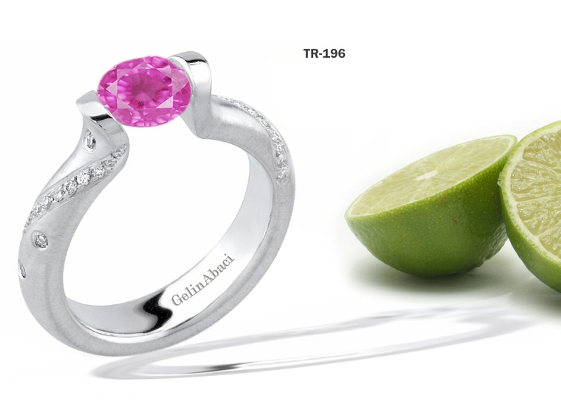 New Arrivals: Designer Diamond & Sapphire Tension Set Diamond Engagement Rings