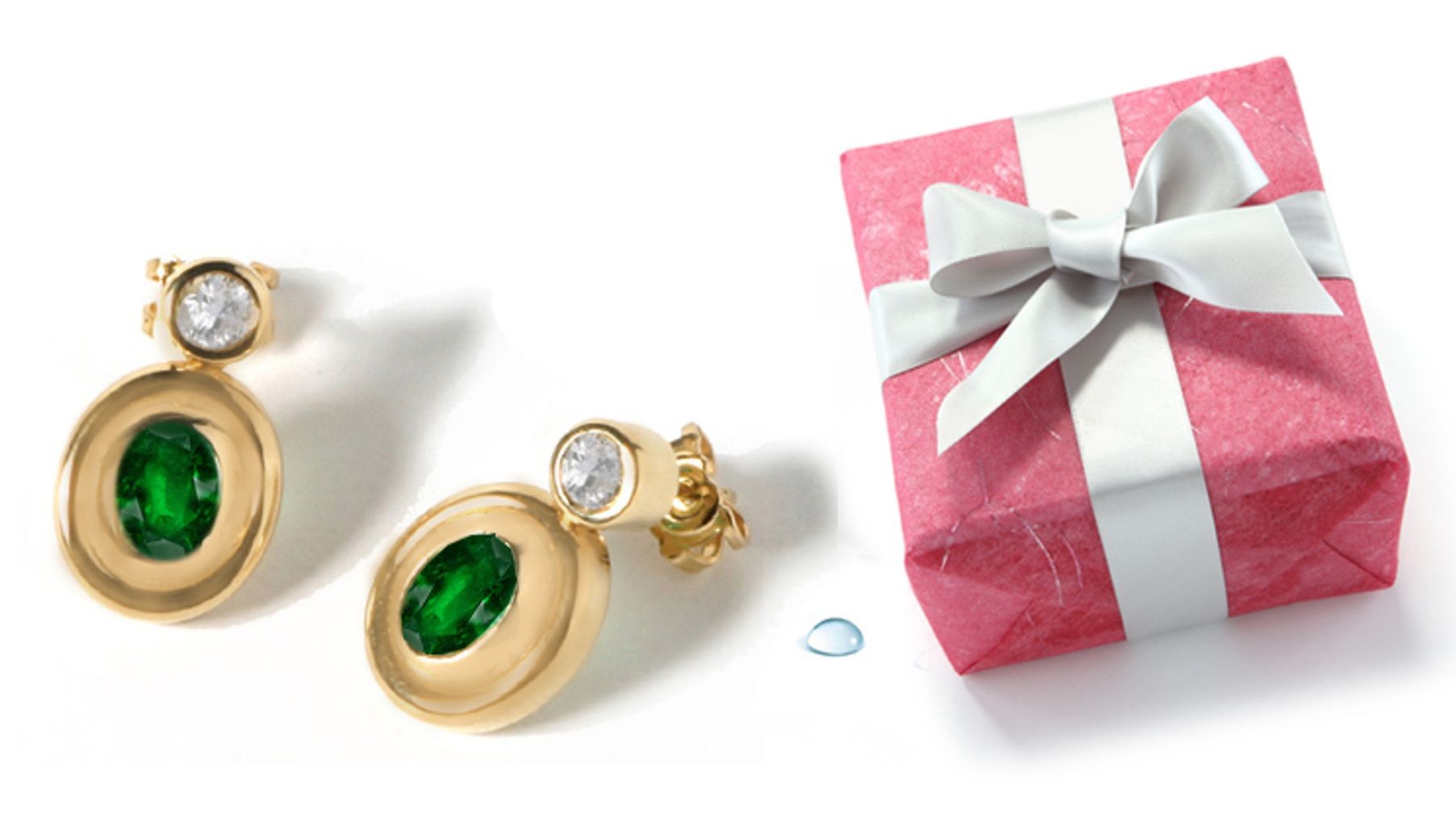 Emerald Jewelry: Emerald And Diamond Earrings