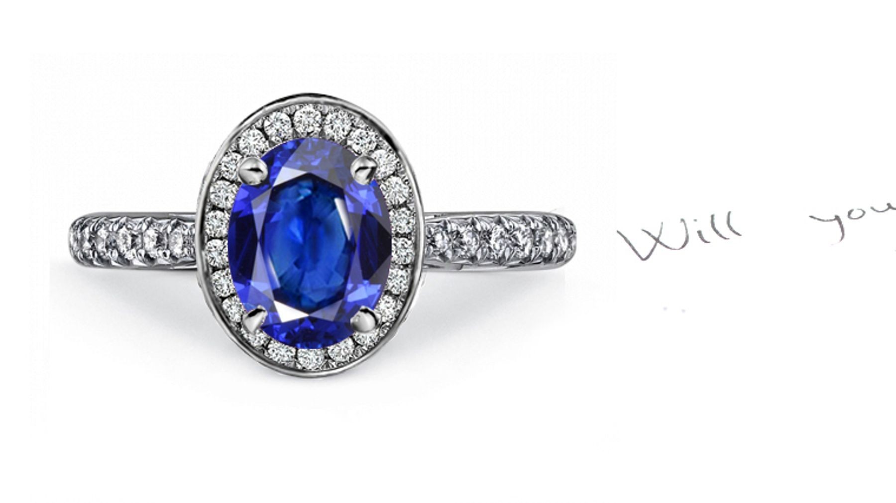 The Finest: A Brilliant Blue Sapphire & Diamond Ring