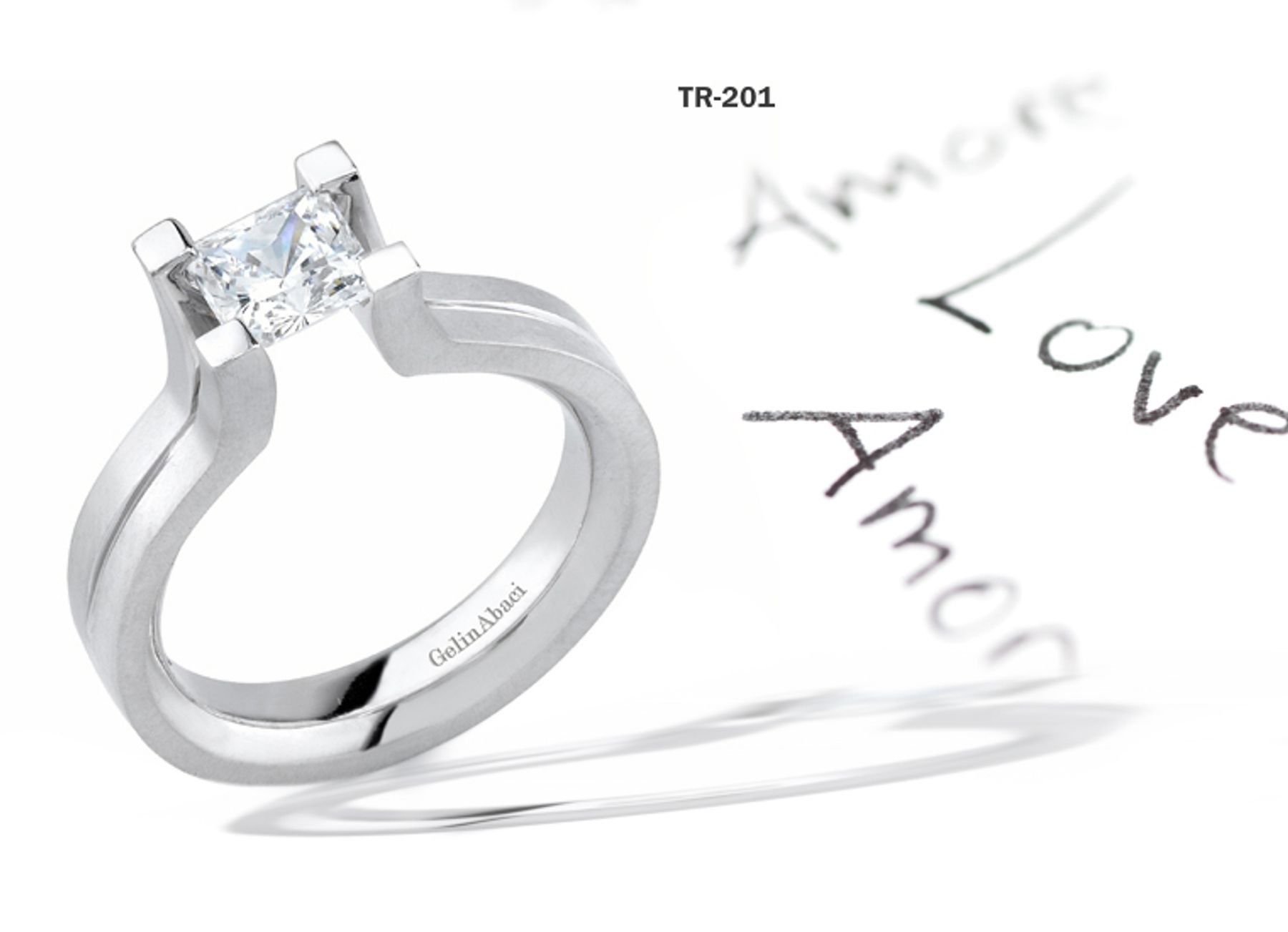 Designer Jewelry: Tension Set Diamond Engagement Rings