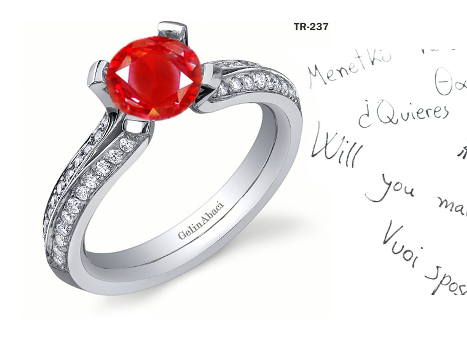 Premier Diamond Jewelry: Tension Set RUby Diamond Rings
