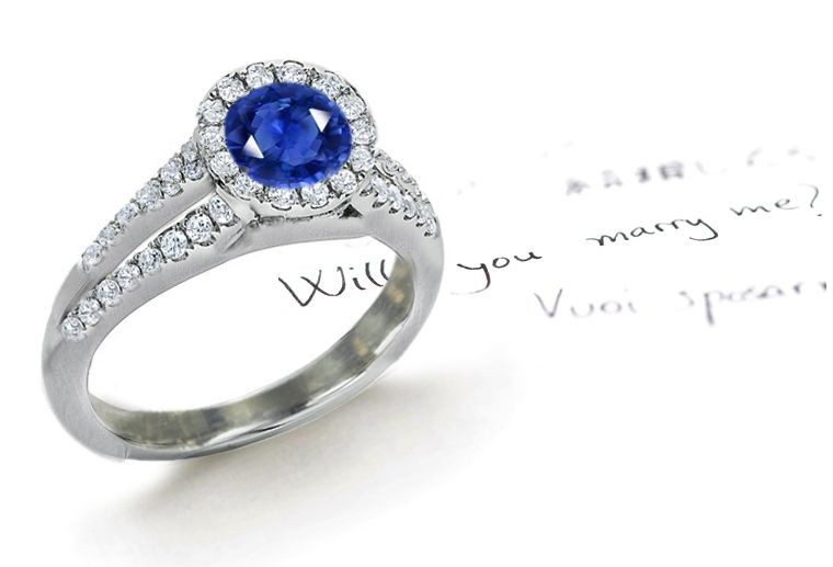 Precious Gemstones Wondrous Fancy Rare Pure Deep Blue 1.07 Carat Sapphire & .38ct Diamond Charming Ring 14k Gold