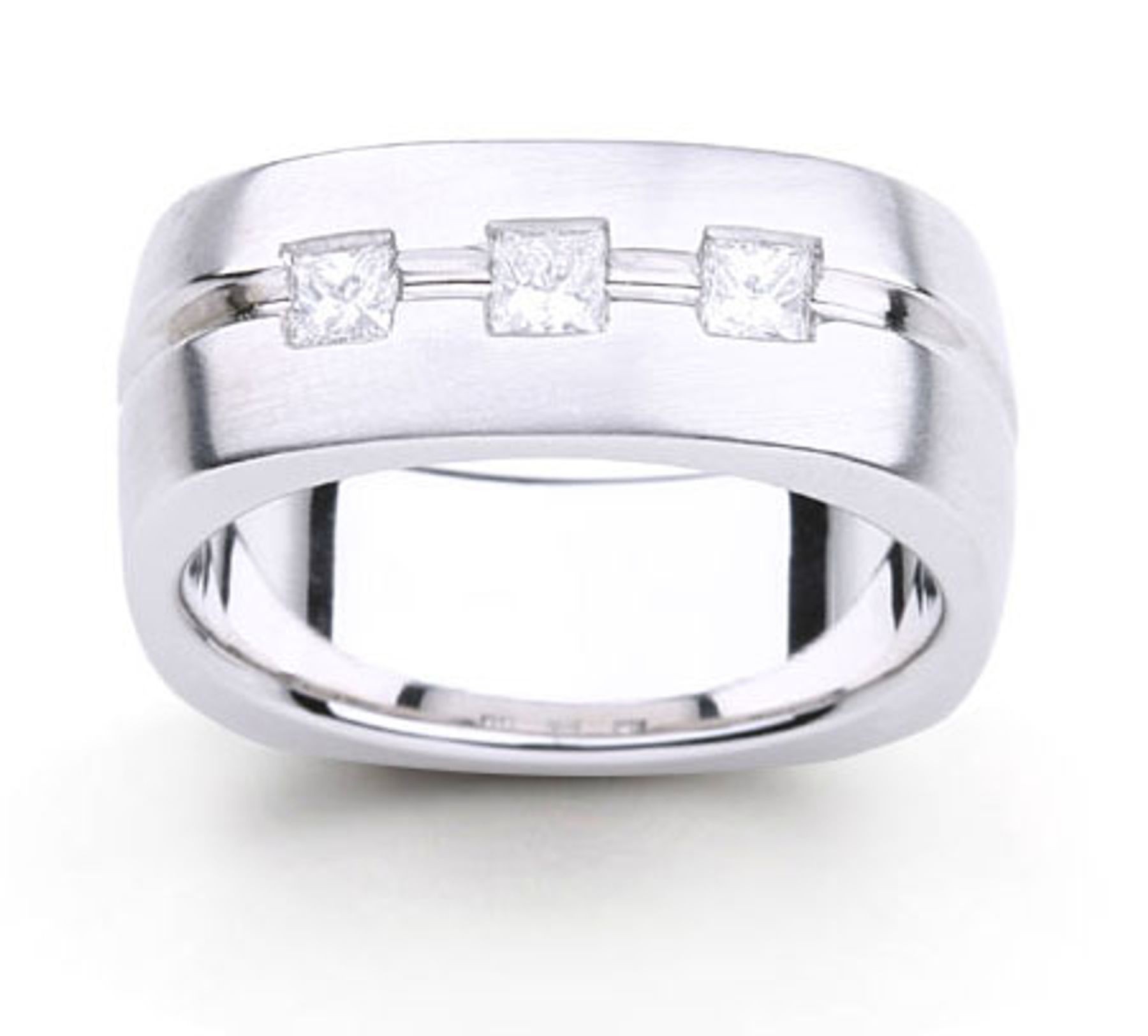 Platinum Princess Cut Diamond Ring