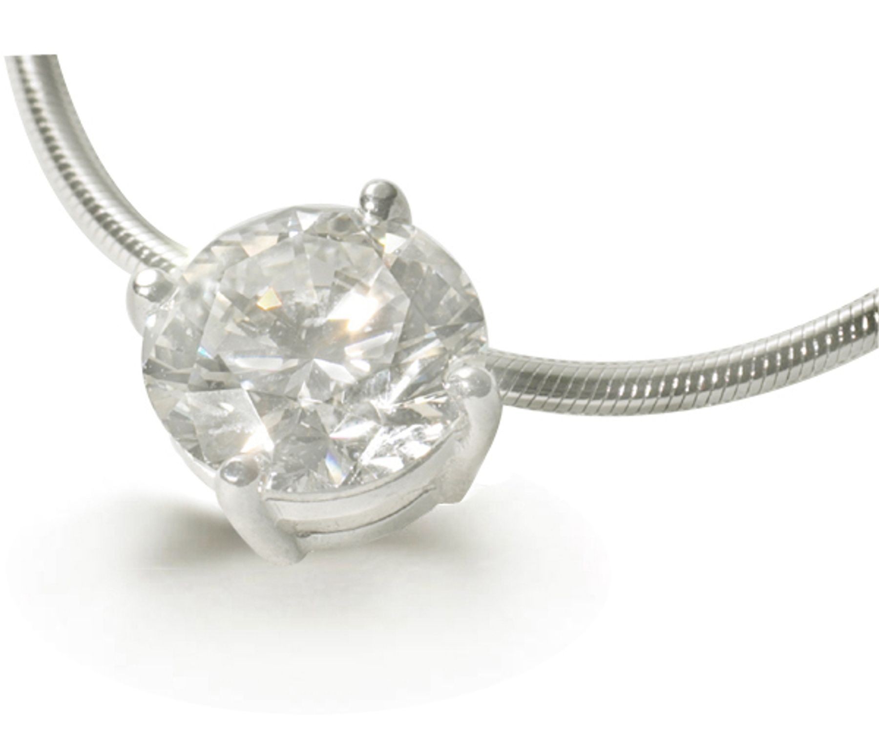 White Gold Diamond & Ruby Engagement Ring