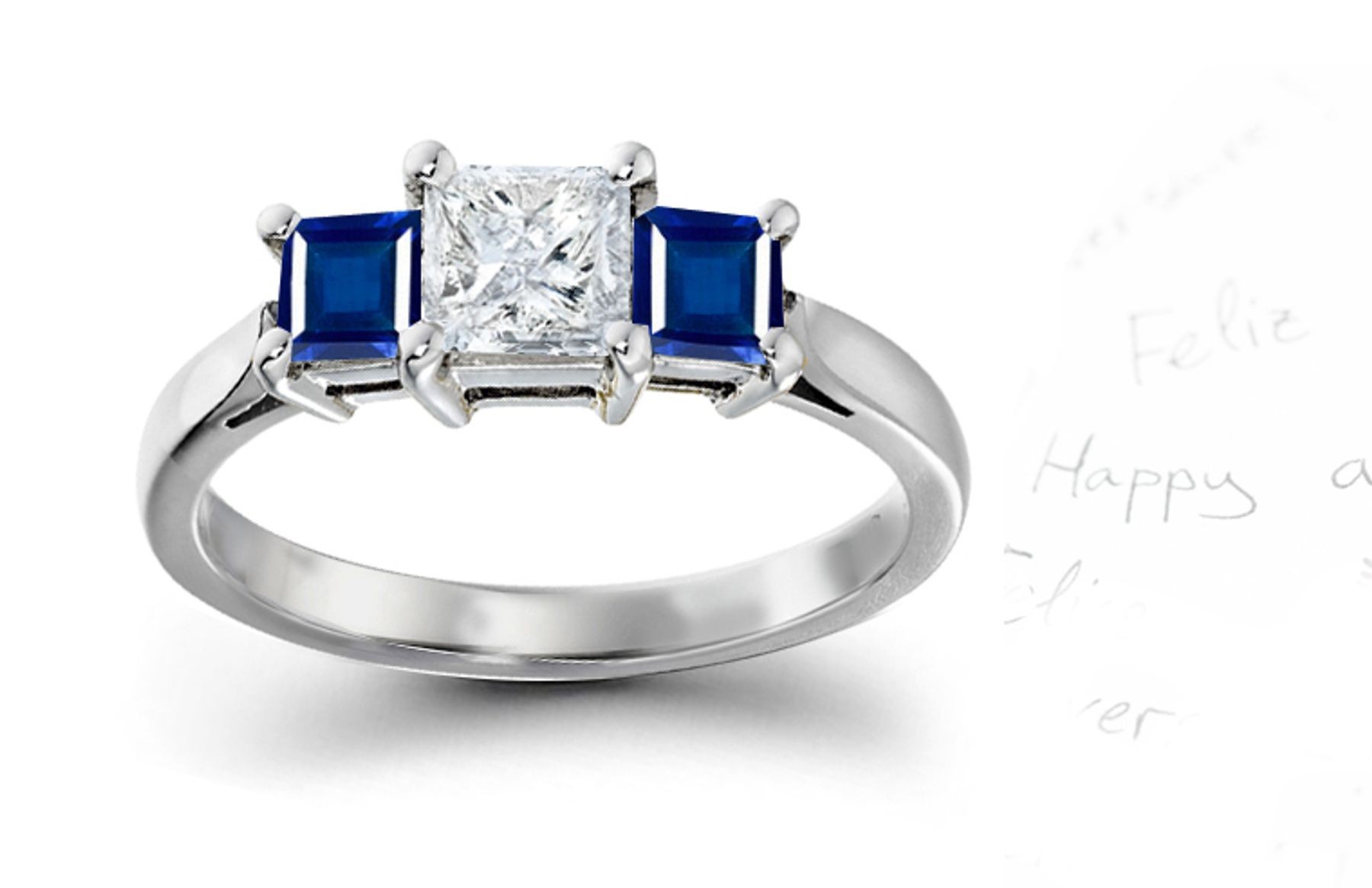 Beautiful Sapphire Diamond Rings
