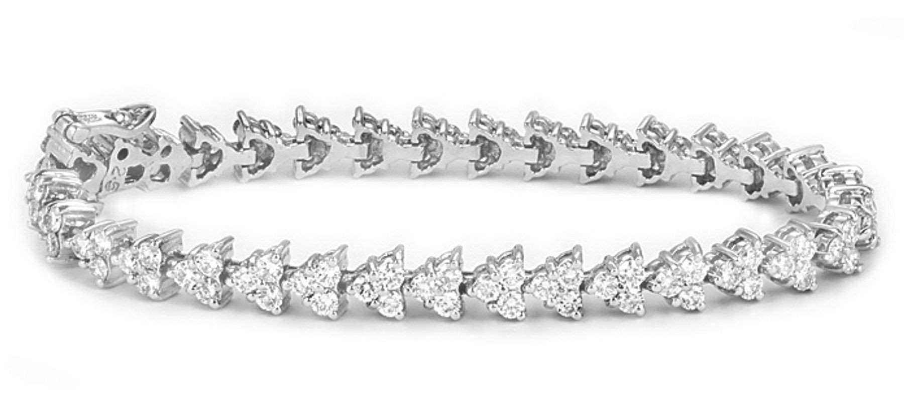 View Diamond Bracelets 14K White Gold