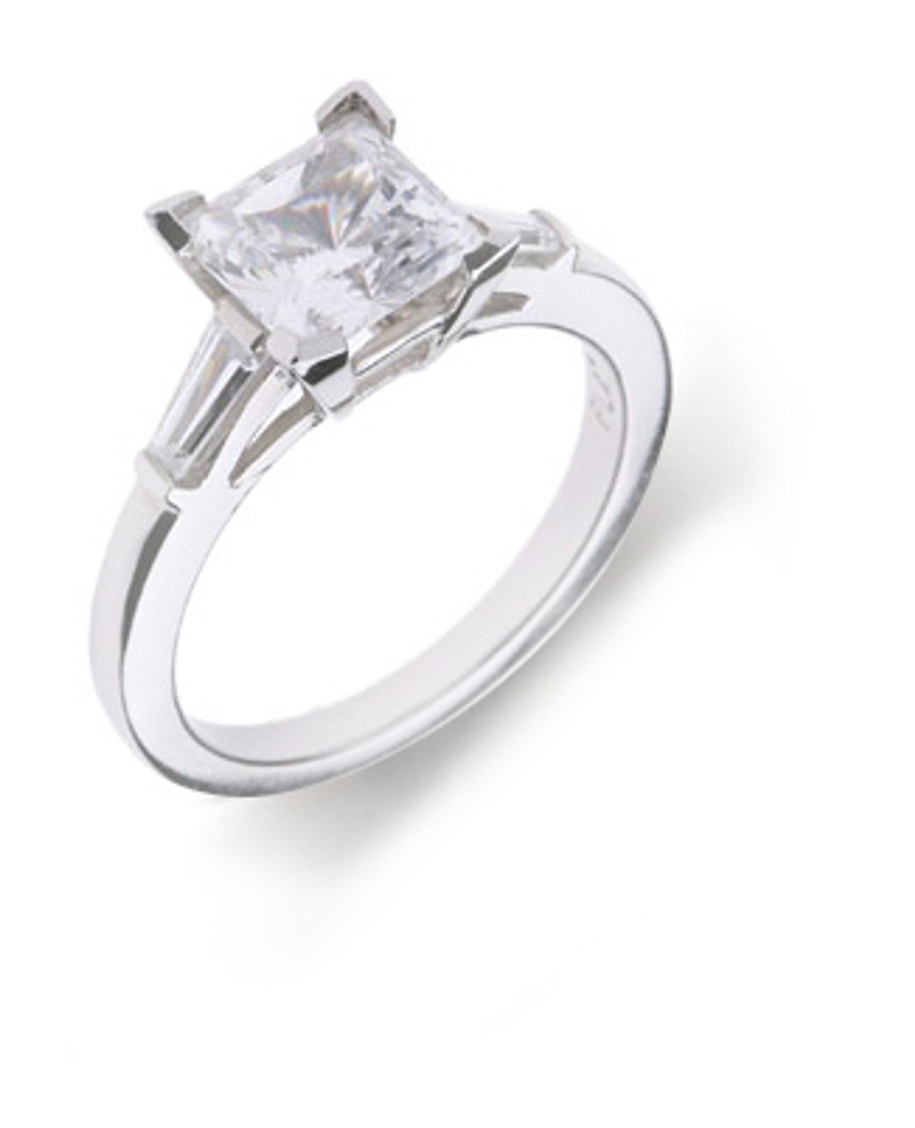 Side Accent Diamond Engagement Settings. 