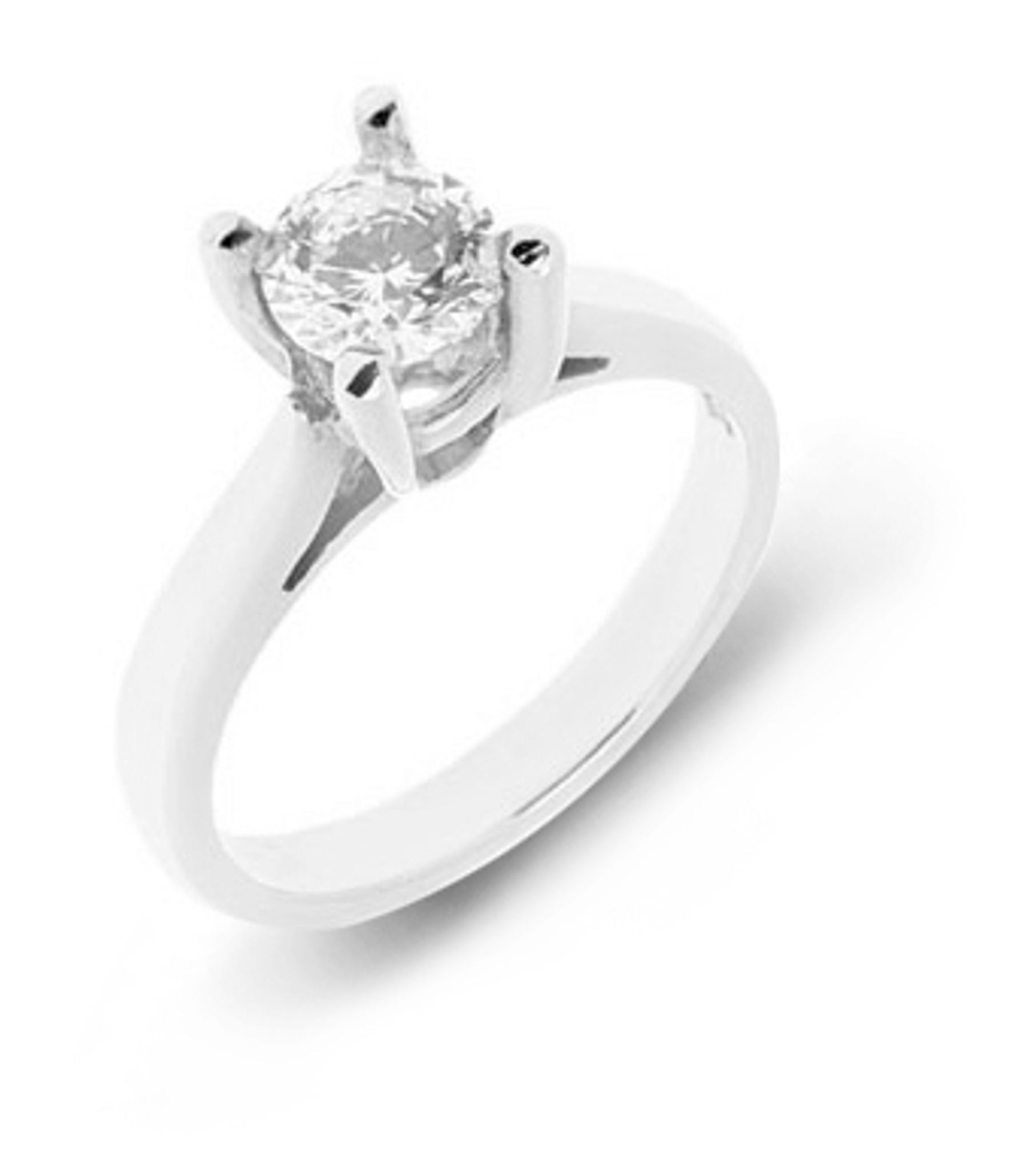 Side Accent Diamond Engagement Settings. 