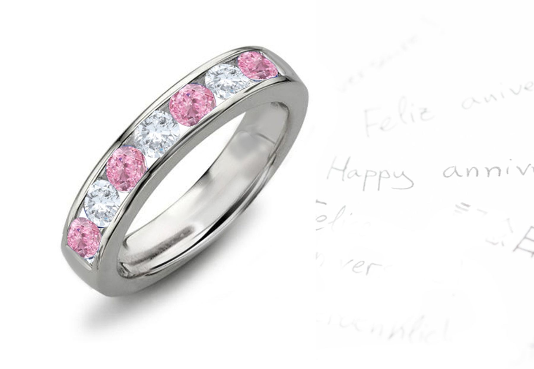 Premier Designer Colored Diamonds Collection - Colored Diamonds & White Diamonds Fancy Diamond Wedding & Anniversary Rings