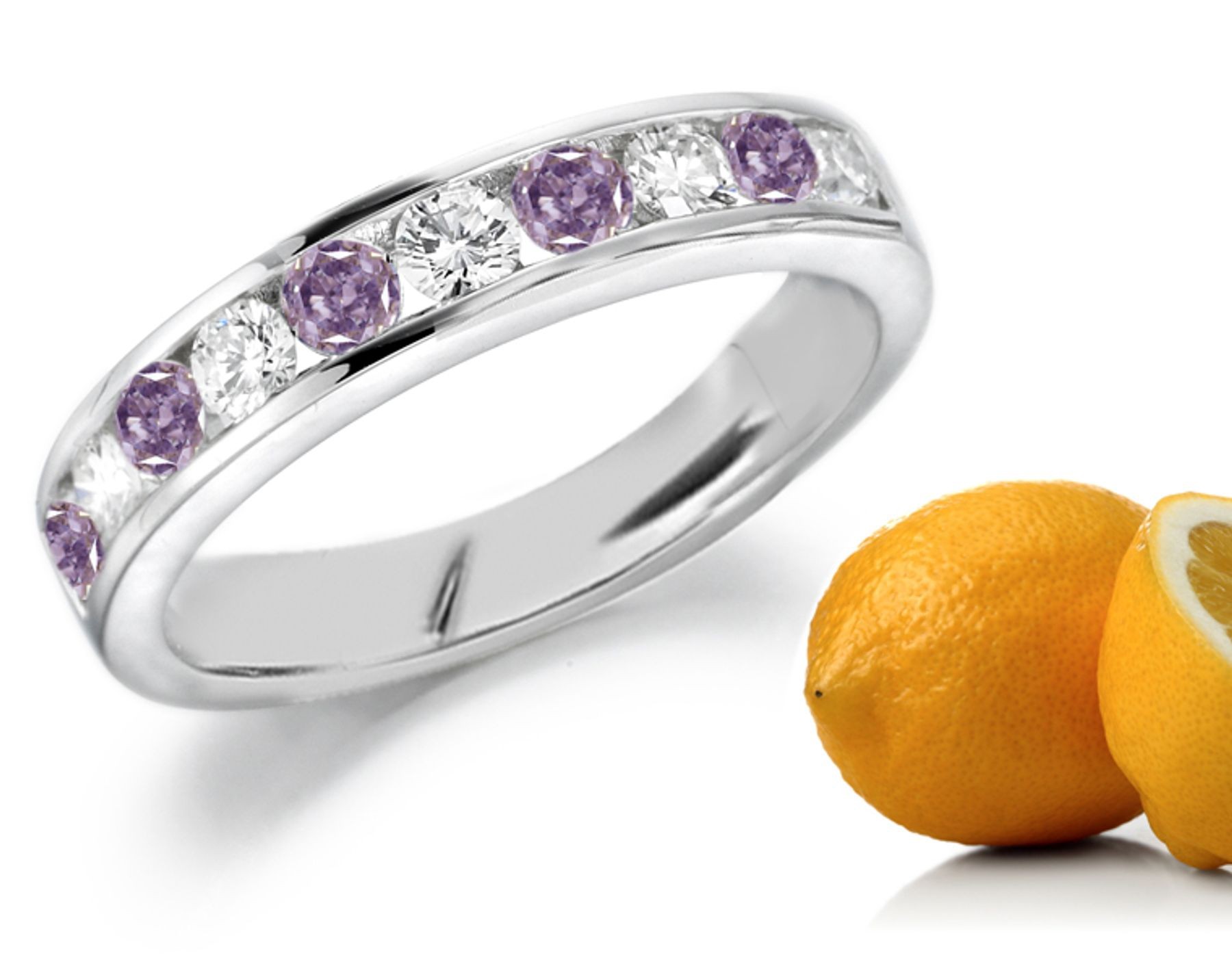 Premier Designer Colored Diamonds Collection - Colored Diamonds & White Diamonds Fancy Diamond Wedding & Anniversary Rings