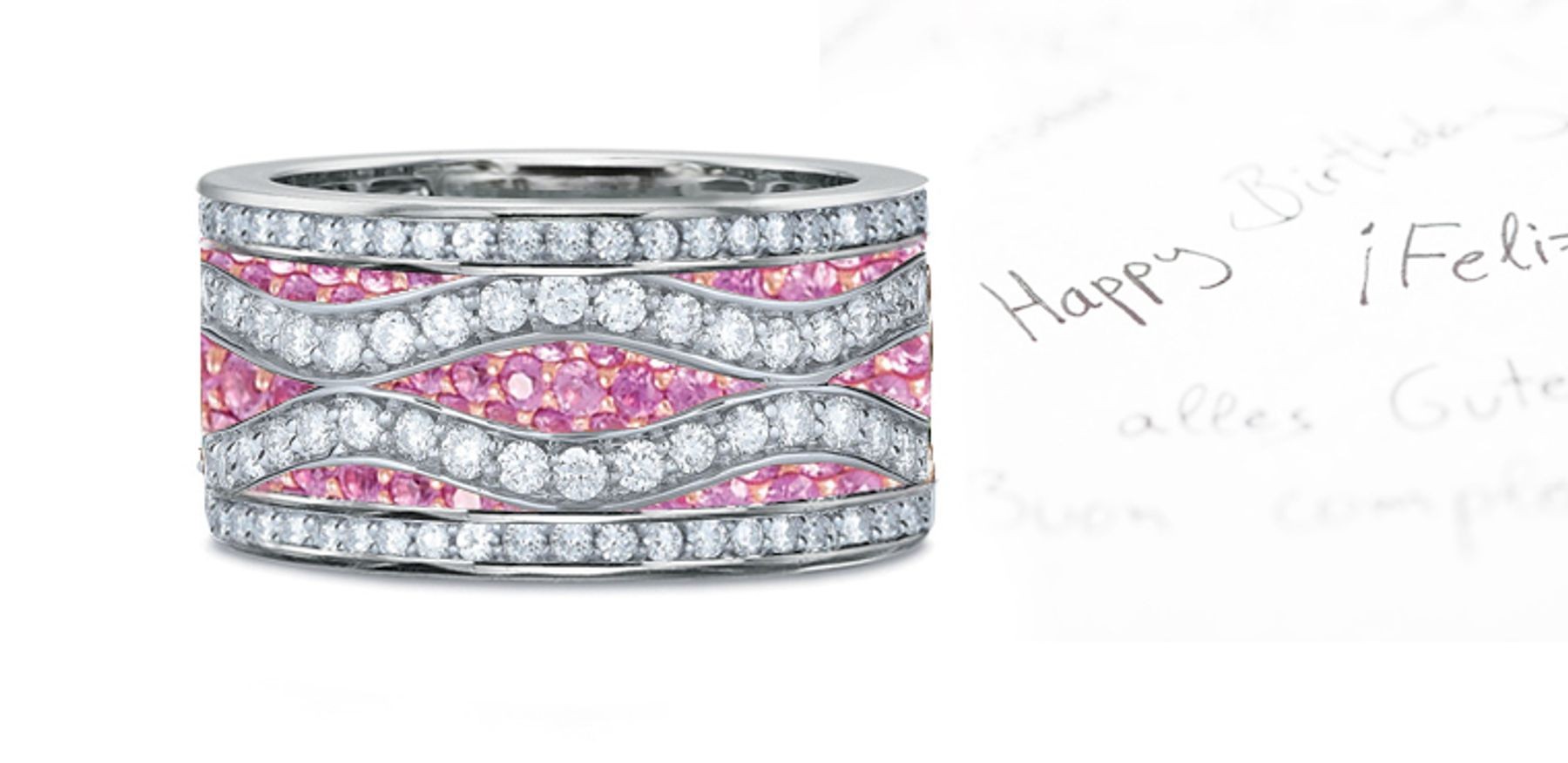 Beautiful Sapphire Diamond Wedding Rings