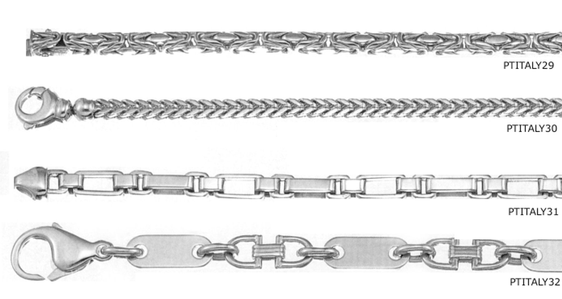 Platinum Fancy Chains and Bracelets. View Chains Bracelets