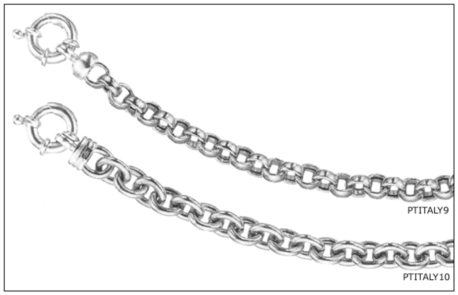 Platinum Rolo Bracelet, Platinum Wheat Chain, Platinum PRM Chain. View Chains Bracelets