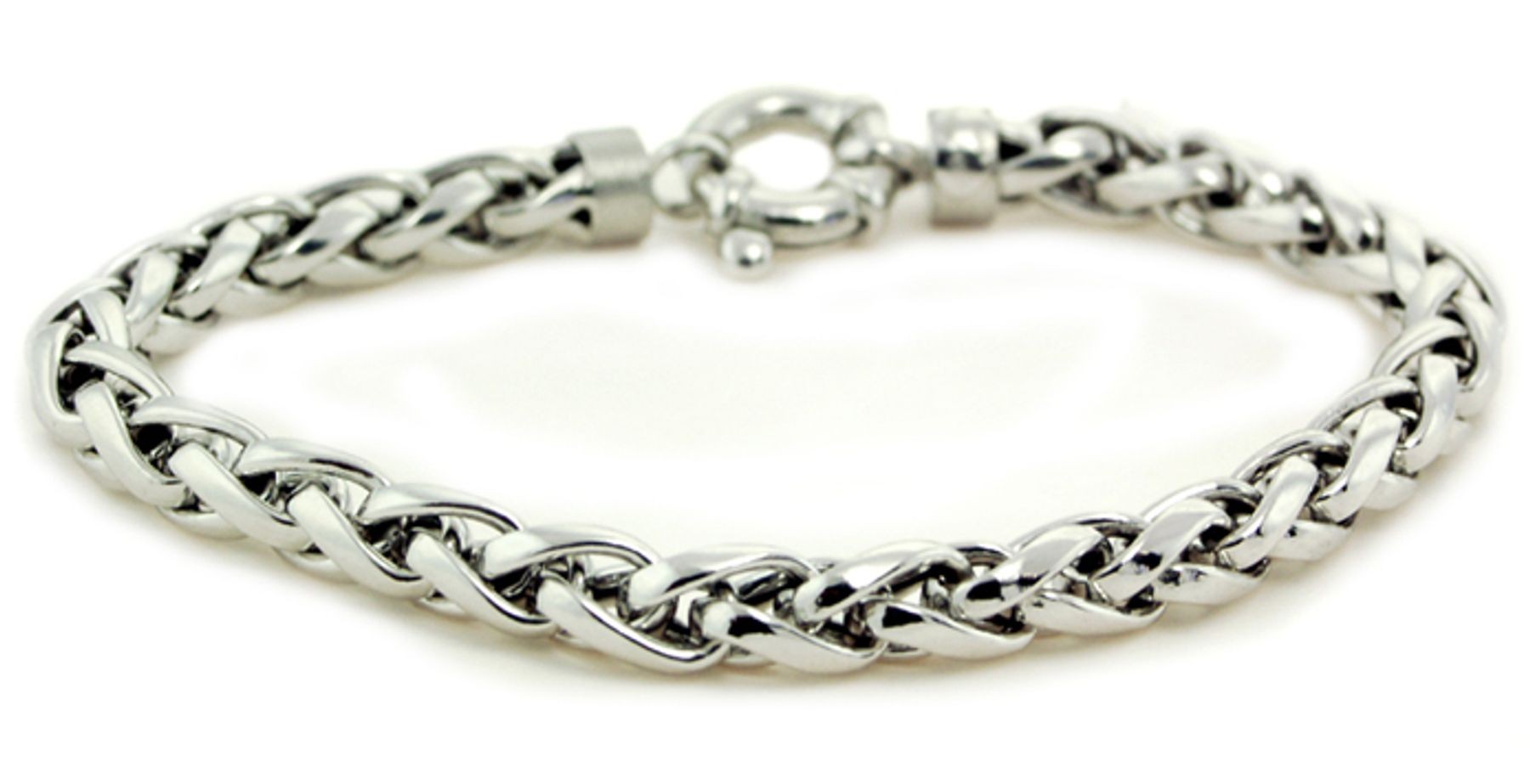 Platinum Wheat Chain and Bracelet. View Chains and Bracelets.