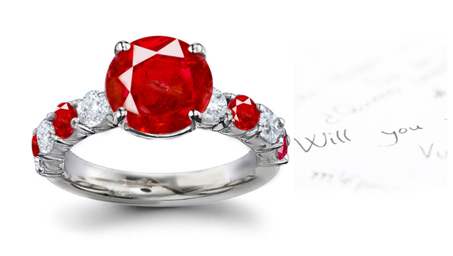 Antique Styles: 1.0 Carats Fine Ruby atop 8 Shared Prong Set Ruby & Diamond Ring & Elegant 1 ct Ruby 925 Sterling Silver Ring Ladies Size 5 6 7 8