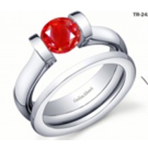 Premier Diamond Jewelry: Tension Set Ruby Diamond Rings