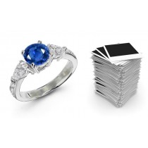 Ancient Designations: Valuable Vintage Diamond & Sapphire Engagement Ring
