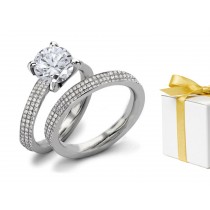 Premier Designer Diamond Engagement & Wedding Rings Set