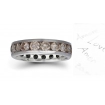 Designer Brown Diamond Wedding Bands