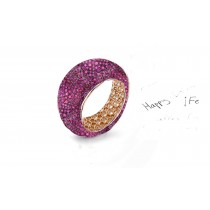 Enjoy The Magic of Delicate Eternity Rings Featuring Diamonds & Rubies, Emeralds & Sapphires