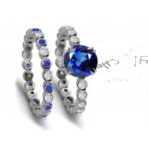 Finest: Blue Sapphire & Diamond Wedding & Engagement Rings