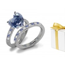 Blue Diamond & White Diamond Fancy Rings