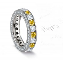 Women's Yellow Sapphire & Diamond Wedding Bands Guidebooks