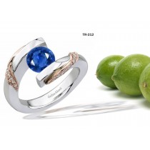 New Arrivals: Designer Diamond & Sapphire Tension Set Diamond Engagement Rings