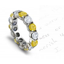 New Arrivals - Sun Yellow Sapphire & Diamond Ring Shows Saffron Color Fire