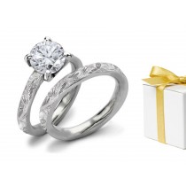 Premier Designer Diamond Engagement & Wedding Rings Set