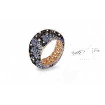 For Weddings or Anniversaries - Eternity Rings Featuring Diamonds & Rubies, Emeralds & Sapphires