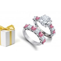 All Gemstones Have Presence That Can Be Felt: Naharari's 14K Yellow Gold Round Diamond & Sapphire Bridal Set