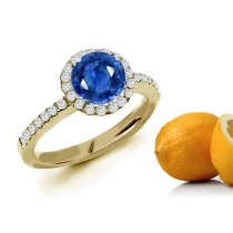 The Ruby, The Emerald or Sapphire: Simple Antique Diamond Sapphire Gold Ring